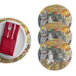 Hermia Salvamanteles Individuales Multicolor Pack de 4